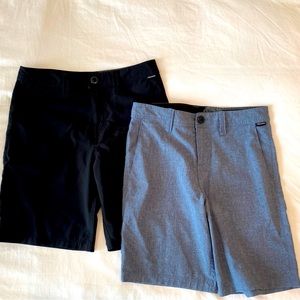 2 pair of Boys size 27 Volcom Surf & Turf hybrid shorts